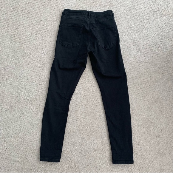 Topshop Jamie Knee Rip Jeans - Picture 2 of 7